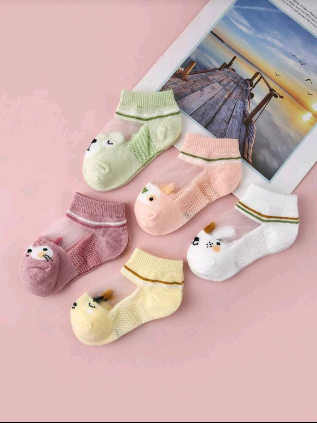 5 pares calcetines niña