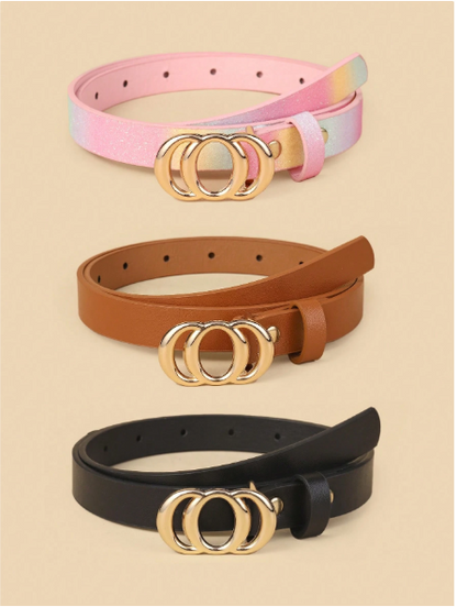 Set de 3 Cinturones de Niña