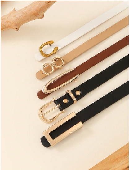 Set 5 Cinturones para Dama