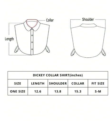 Cuello Desmontable de Dama