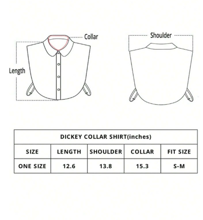 Cuello Desmontable de Dama