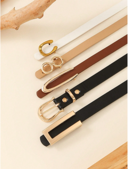 Set 5 Cinturones para Dama