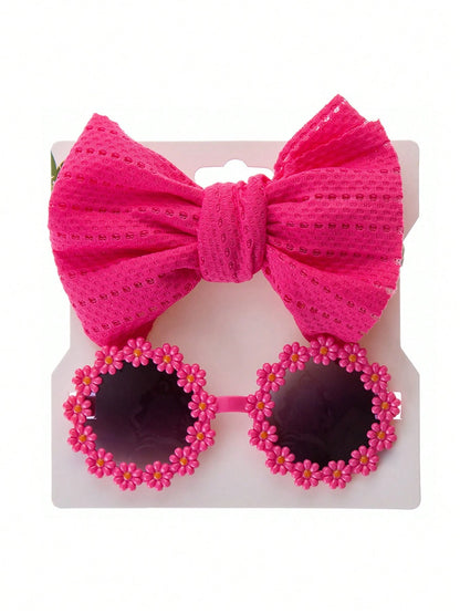 Diadema y gafas de niñas