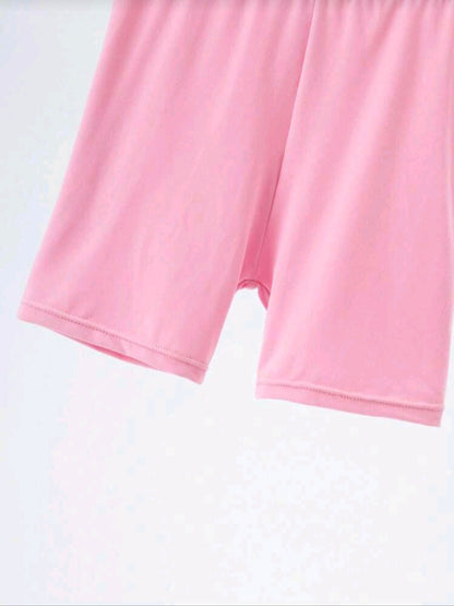 6 leggins cortos niñas