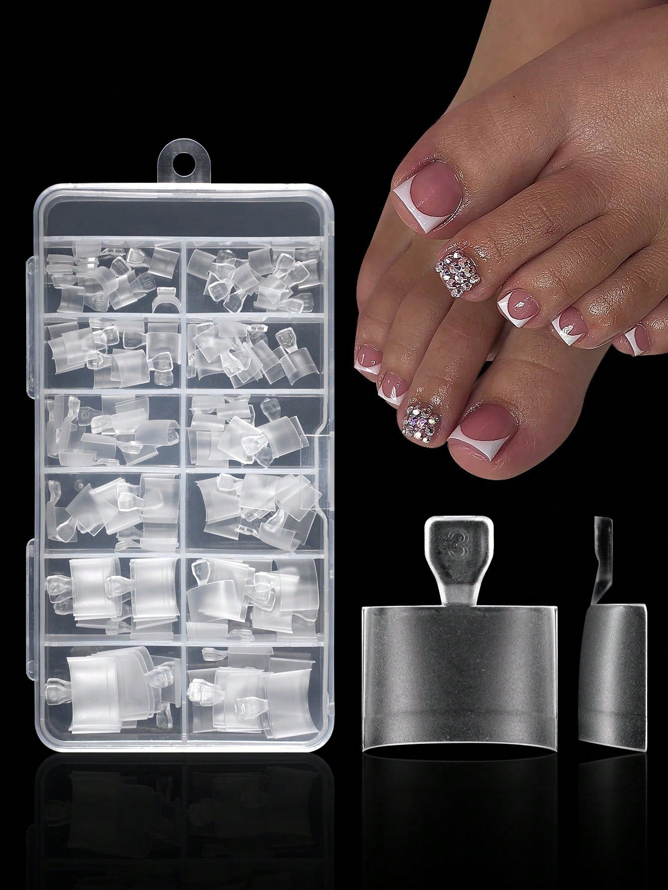 Uñas postizas pies