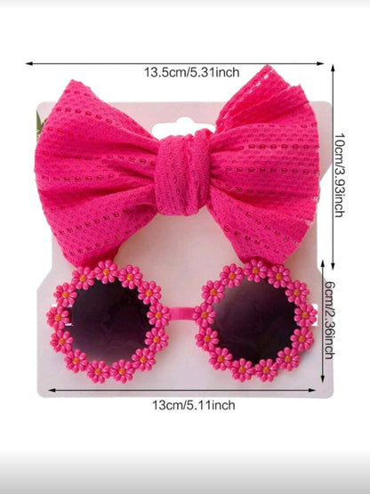 Diadema y gafas de niñas