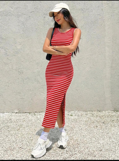 Vestido Dama espalda descubierta