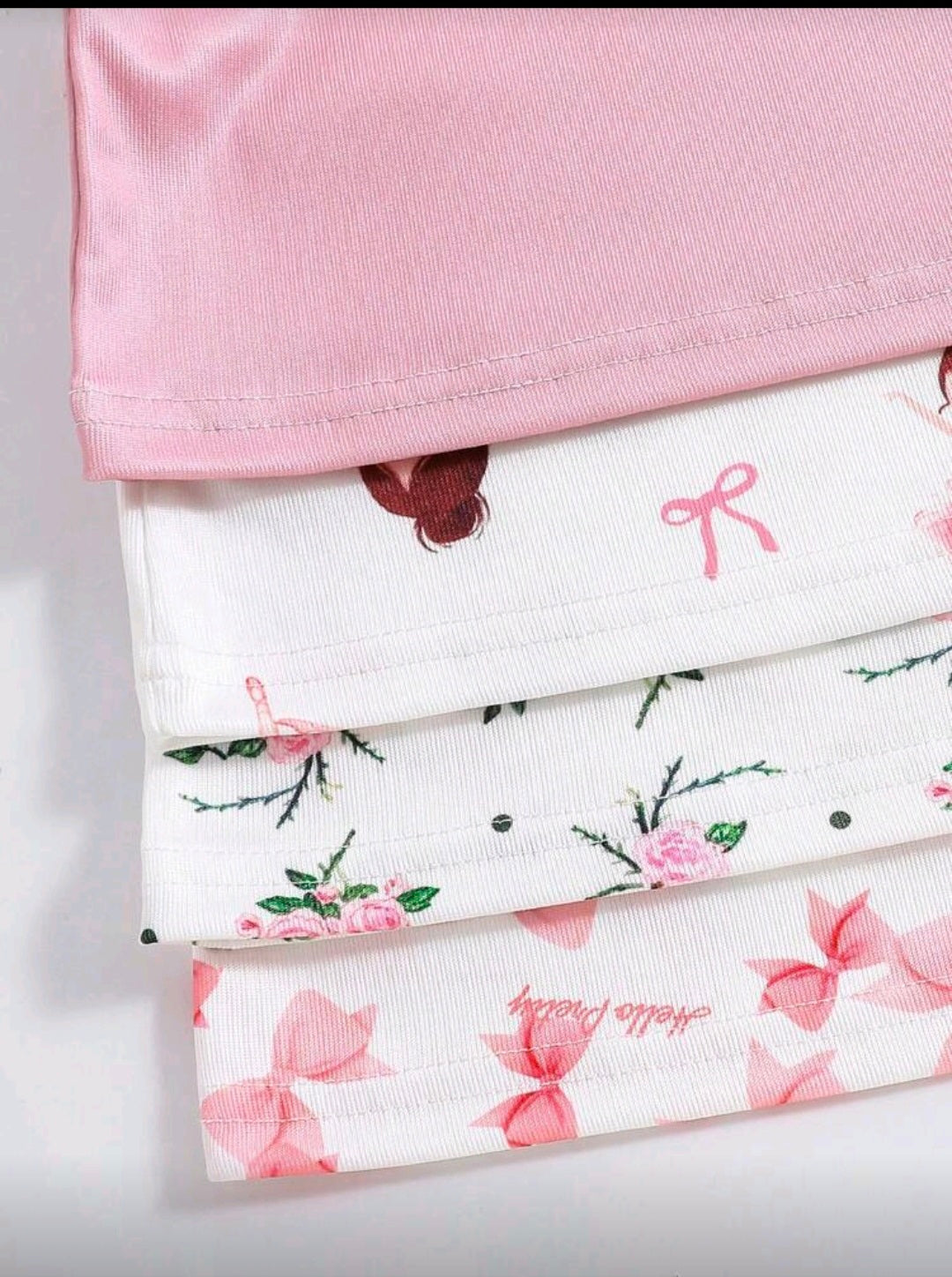 Set camisetas niña