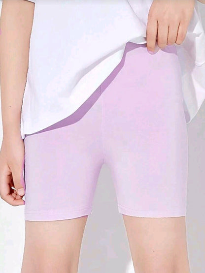 5 leggins cortas, niñas