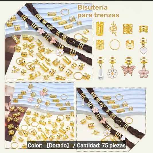 75 anillos cabello