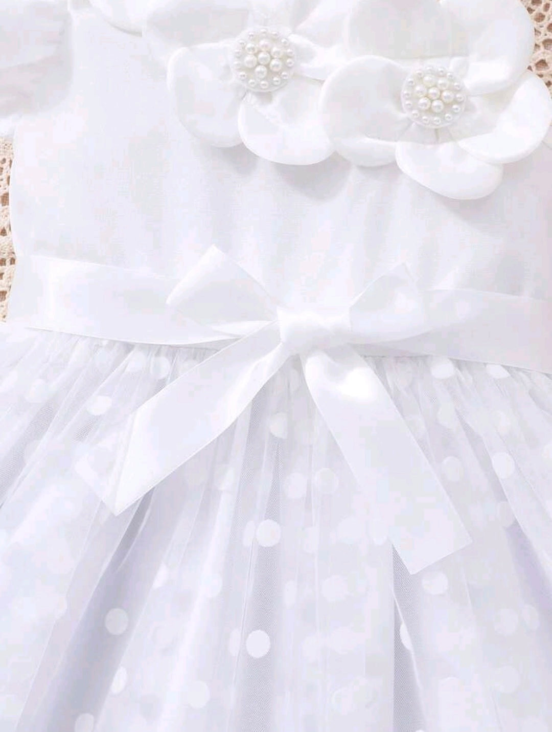 Vestido blanco niña